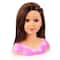 Bayer Design Charlene Super Model Brown Haired Styling Head with Makeup